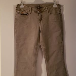 32 Grey True Religion Lowrise Bootcut Jeans
